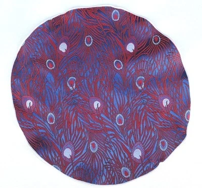 Lord R Colton Masterworks Bolsillo Redondo Venecia Azul Marino Orquídea Seda - $75 Minorista Nuevo Foto 1 de 2