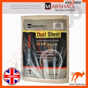 Marshall Teppichschutzfolie Bodenschutz Staubabdeckung wiederverwendbar Baumwolle  - Bild 1 von 3