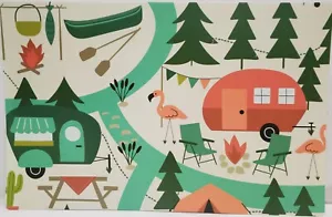SET 2 TOVAGLIETTE STESSE IN PLASTICA,12" x 17", CAMPEGGIO,ESCURSIONISMO,VIAGGIO,PARCO RIMORCHIO,HL - Foto 1 di 11