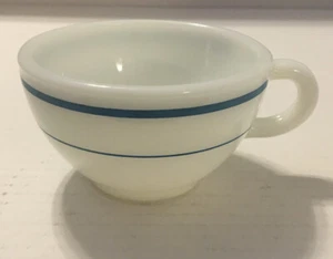 Pyrex Tableware Cup Mug 701-22 Blue Stripes Vintage - Picture 1 of 8