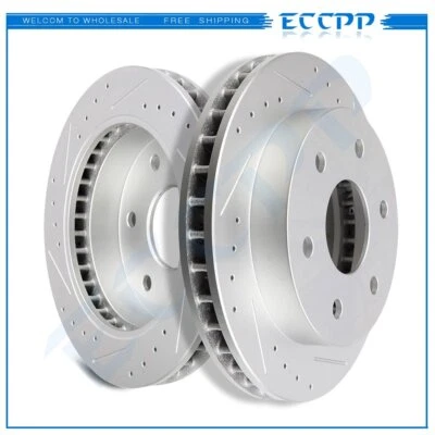 Rotores de freno delanteros para Cadillac Escalade Chevy Suburban 1500 GMC K2500 YUKON Foto 1 de 4