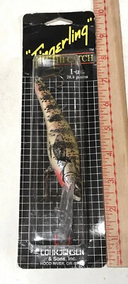 Luhr Jensen FINGERLING HI-CATCH 1 OZ 6.5” BABY LARGEMOUTH BASS Lure Plug USA - Image 1 of 4