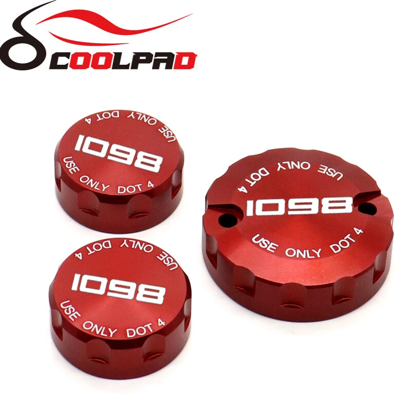 Cubierta depósito embrague freno delantero trasero para DUCATI 1098/R/S 2007-2009 Foto 1 de 4