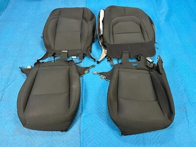 Jeep Gladiator Front RH & LH Seat Cover 4pc Set Black Cloth 28k 2020-2024 OEM - Image 1 of 4