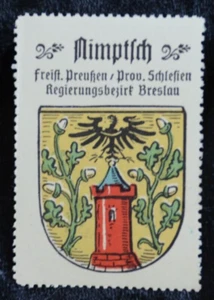 Vignette Local Coat of Arms Picture 34 Nimptsch Hag 1925 Circle Schlesien Brand - Picture 1 of 2