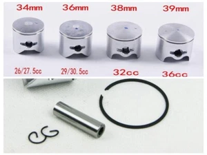 2pcs 26/27.5cc 29 30.5cc 32cc 36cc piston and ring for Rovan HPI Baja 5B 5T KM - Picture 1 of 2