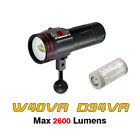 Lampe de poche vidéo sous-marine Archon W40VR D34VR 2600 lumens
