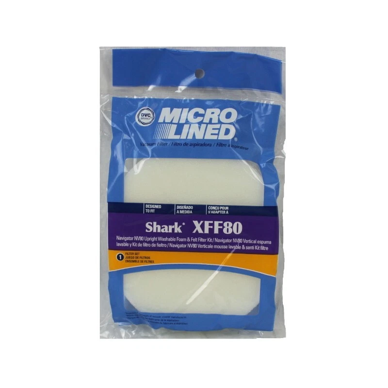 2 Piece Shark Vacuum Filter XFF80, NV60, NV70, NV71, Foam & Felt Filter 470819 - Image 1 of 1