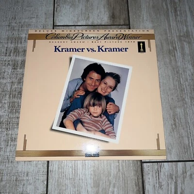 Kramer Vs. Kramer Laserdisc Dustin Hoffman Meryl Streep EUC Foto 1 de 4