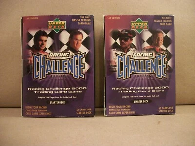 2 New Upper Deck 2000 Nascar Racing Challenge Trading Card Game Starter Decks - Image 1 of 4