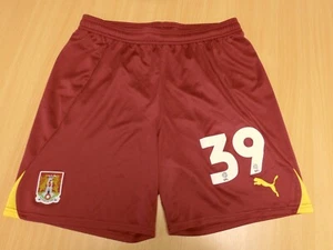 NORTHAMPTON TOWN FC | 39 | CALLUM MORTON | MATCHWORN SHORTS 2024/2025 | Size L - Picture 1 of 3