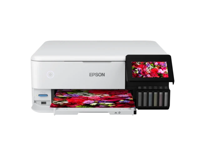 Epson EcoTank Photo ET-8500 Colour Inkjet All-In-One Printer - White