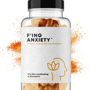 F'ing Anxiety - Natural Remedies & Supplements for Anxiety 60 capsules - Picture 1 of 1