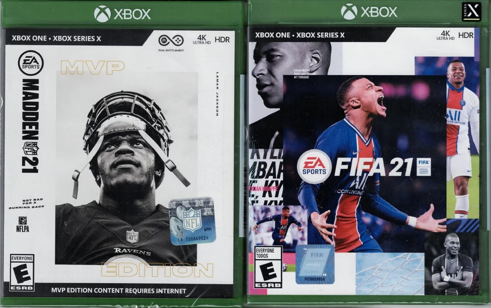 Madden NFL 21 MVP Edition & FIFA 21 Xbox One Xbox Series X Both New Multiplayer - Image 1 of 4