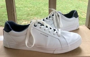 Tommy Hilfiger TMRANCE White Casual Low Top Shoes Sneakers Mens size 11 - Picture 1 of 10