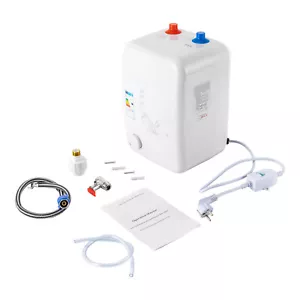 8L 1500W Electric Hot Water Storage Tank Water Heater Boiler Kitchen Under Sink - Picture 1 of 12