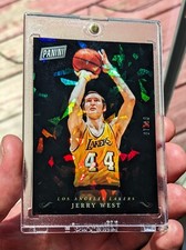 2018 Panini Black Friday Panini Collection Cracked Ice #JW Jerry West /10 Lakers