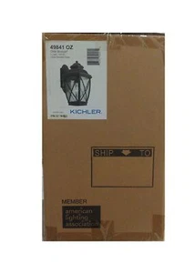 KICHLER Tangier 13.5 in. Olde Bronze Hardwired Outdoor Wall Lantern Sconce - Picture 1 of 2