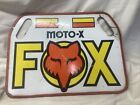 Vintage années 70 FOX MX panneau de panneaux tour motocross Honda Ahrma course