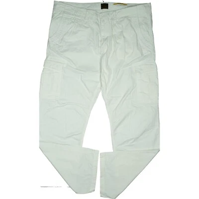 Calça jeans S.Oliver 1893,6 oz32 branca masculina scube carga regular caminhada XXL - Imagem 1 de 4