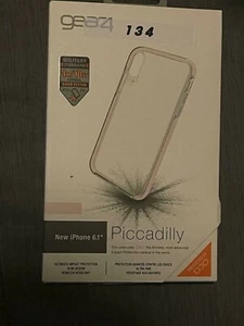 Gear4 Piccadilly D3O Protection Case for iPhone XR 6.1" Clear /w pink - Picture 1 of 2