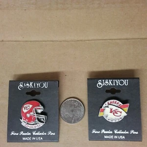 Menge 2 NFL KANSAS CITY CHIEFS ANSTECKNADEL ZINN SAMMLER HÜTE ODER KLEIDUNG...NFL18 - Bild 1 von 1