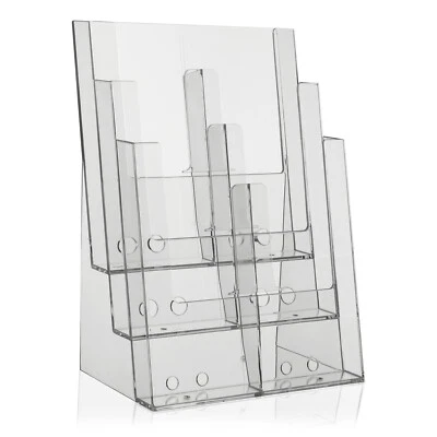 DIN lang DL (6 Fächer) Tischprospektständer taymar® Flyerständer Prospekthalter