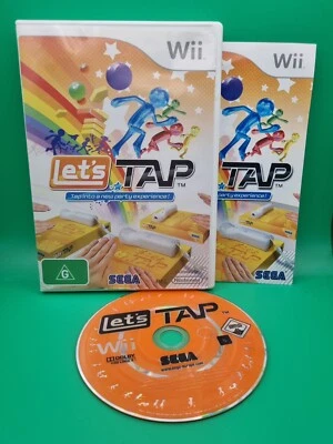  Lets Tap | Nintendo Wii / Wii U  Nintendo PAL | Complete W Manual VGC - Image 1 of 3