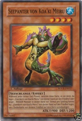 Yu-Gi-Oh 3x Seepanter von Koa'ki Meiru - - - SOVR - Bild 1 von 1