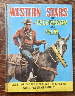 WESTERN STARS of TELEVISION and FILM Annual Vintage 1960s Hardcover Book - Image 1 of 3