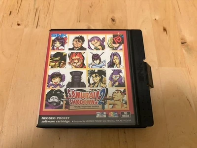 SAMURAI SHODOWN 2 Neo Geo Pocket SNK 1999 NEOP0030 CIB USA clamshell version - Image 1 of 3