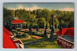 Englewood CO-Colorado, Sanatorio Nacional Sueco Aéreo, Postal de Colección - Imagen 1 de 2