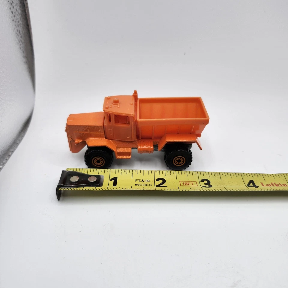Matchbox No. Camión de volteo naranja 17C vehículo diecast 3" juguete de construcción vintage Foto 1 de 4