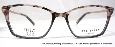 NOVAS ARMAÇÕES DE ÓCULOS FEMININAS TED BAKER cinza rosa tartaruga 50-16-135 - Imagem 1 de 4