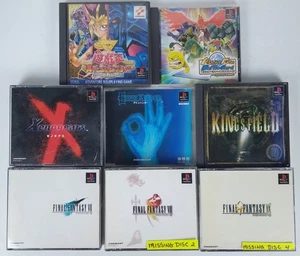 Xenogears Final Fantasy King's Field Japan Import Spiel Lot Sony PlayStation PS1 - Bild 1 von 4
