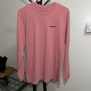 Patagonia Long Sleeve Logo Responsibili-Tee Pink Small S Cotton Polyester Blend - Bild 1 von 13