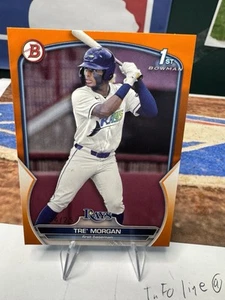 2023 Bowman Draft Tre' Morgan Orange Edition #BDC-199 1st Bowman Rookie 24/25 - Picture 1 of 8