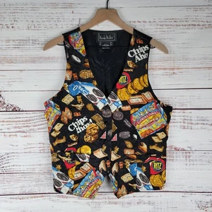 NICOLE MILLER Vintage 1992 Womens Size L RARE Vest Nabisco Oreos Ritz Cracker - Picture 1 of 11