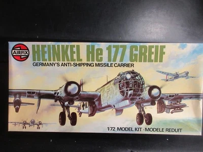 AIRFIX 1/72 HEINKEL He177 GREIF #05009-2 vintage Foto 1 de 2