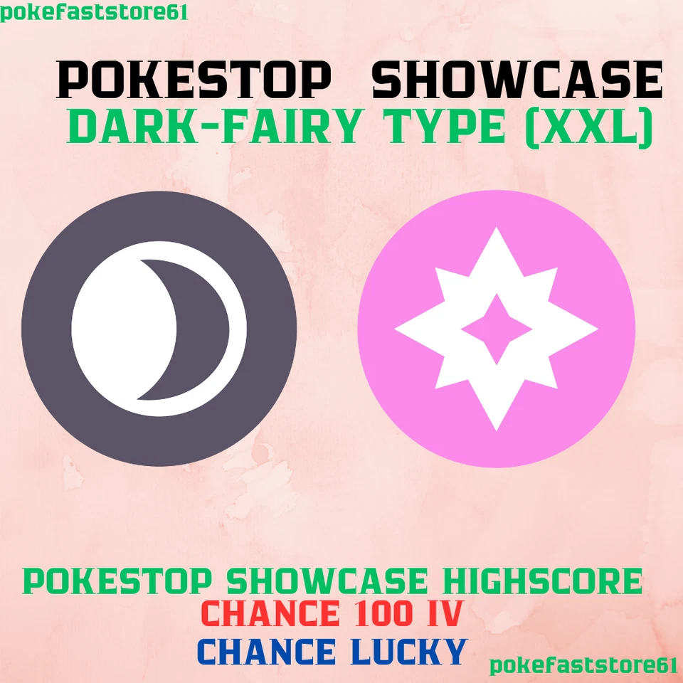 Dark - Fairy Type XXL Pokestop Pokemon Go✨Pokestop Fo Showcase✨ - Image 1 of 1