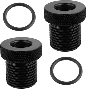 2PCS Car Adapter 1/2x28 to 3/4x16 Steel with Washers Automotive Accessories - Picture 1 of 5