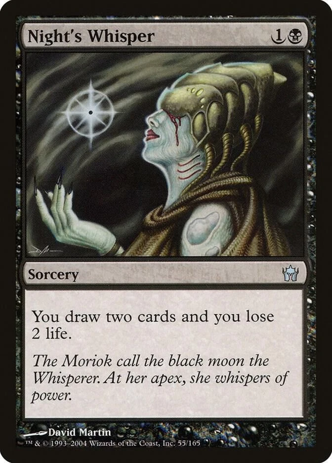 Night’s Whisper – Fifth Dawn (5DN) – LP – Magic The Gathering MTG - Image 1 of 1