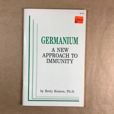 Germanio - Un nuevo enfoque de la inmunidad - Folleto 1987 por Betty Kamen, Ph.D. Foto 1 de 4