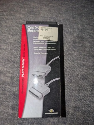New Sealed InterAct controller Extension cable for PlayStation PS One & PS2 NIB! - Image 1 of 4