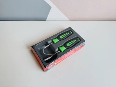 *NEW* Snap On 2-pc Instinct® Soft Grip Short Radiator Pick Set (Green) SGAS102BG - Image 1 of 4