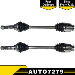 PAIR FRONT LEFT AND RIGHT CV DRIVE AXLE SHAFT ASSEMBLY For SUBARU BRAT DL GL - Picture 1 of 9