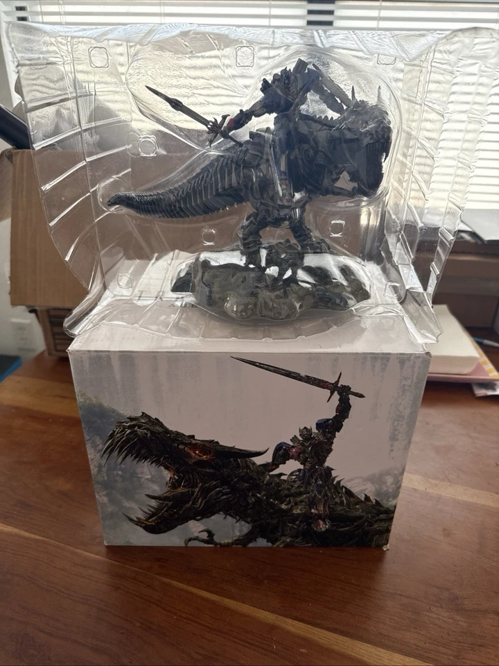 Transformers Age of Extinction Limited Edition Statue Grimlock Optimus No Movie - Image 1 of 2
