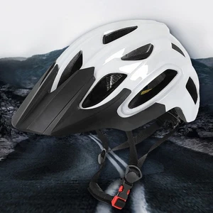 Fahrradhelm Erwachsene Mountainbike Helm Fahrradhelm Große Größe 55-61cm Weiß - Bild 1 von 6