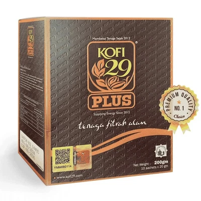 1x KOFI 29 PLUS 10x20g Stamina Energy Booster Coffee For Men Vitality - Image 1 of 4