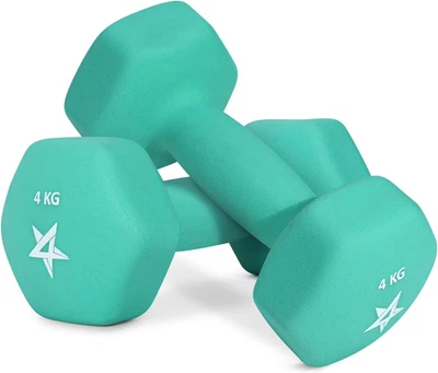 Yes4All Hexagonales Par De Mancuernas De Neopreno (1 Kg to 7 Kg) - Pesos Fitness - Imagen 1 de 4